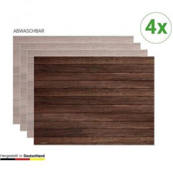 Rutschfeste Tischunterlage Holzoptik