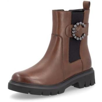 Remonte Damen Stiefelette mit Blockabsatz in Braun - Größe 41