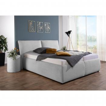 MAINTAL Polsterbett Wiesenblick, Cord-Bezug, grau