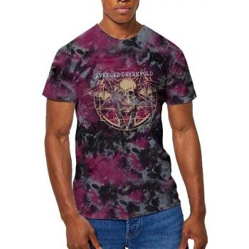 Avenged Sevenfold Polo Unisex Rituale Grigio/Rosa