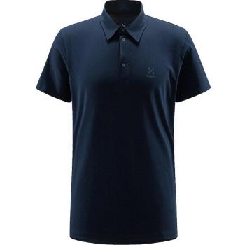 Polo Uomo Mirth a Maniche Corte Blu Tarn di Haglöfs