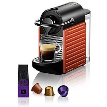 Nespresso PIXIE XN304 Macchina per caffè Espresso, Design Compatto, 1260 W, Rosso