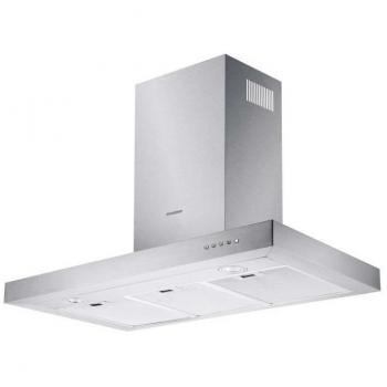 Hotte décorative Rosières RTS900X - L 90 cm - Inox - 66 dB - 4 vitesses - Classe A - Éclairage LED