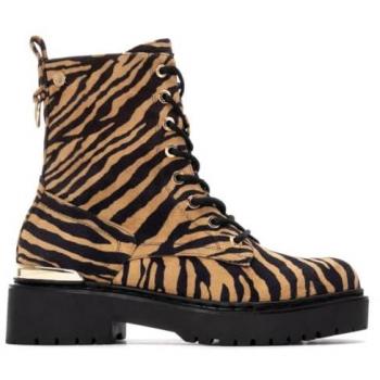 Botines marrones Xti con cremallera lateral