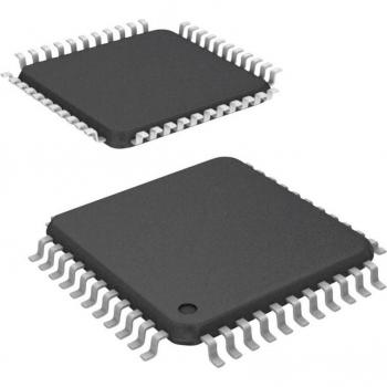 Microchip ATMEGA324P‑20AU: MCU 8‑bit, 20 MHz, 32 I/O in formato TQFP‑44 (10×10 mm)