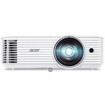 Videoprojector Acer S1386WH - Projetor DLP, 3600 ANSI Lumens, resolução WXGA (1280 x 800), compatível com 3D, contraste de 20000:1, entrada HDMI