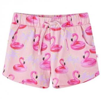 Light Pink Drawstring Shorts for Kids 128