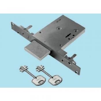 Serratura DM Trak N91014 per cancelletti e inferriate di sicurezza in acciaio verniciato a polveri