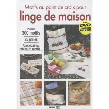 Editions ESI Motifs Au Point De Croix Pour Linge De Maison (1dvd)