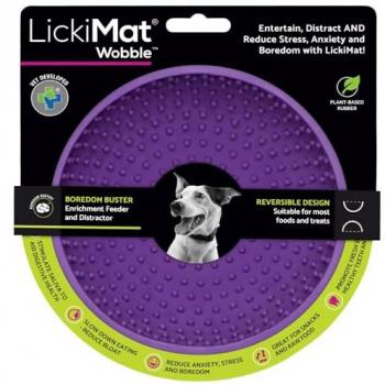 Real Pet LickiMat Dog Lick Mat (Slow Feed) – Purple