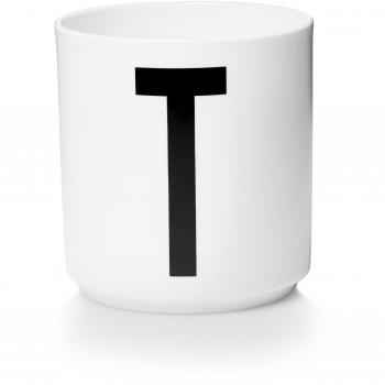 Tasse Design Letters en porcelaine T