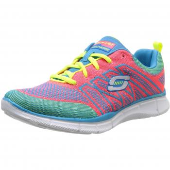 Skechers Equalizer Above All Multicolore Women's Indoor Court Shoes Size 3 UK