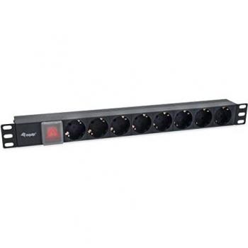 REGLETA EQUIP 8 TOMAS PARA RACK 19″ INTERUPTOR