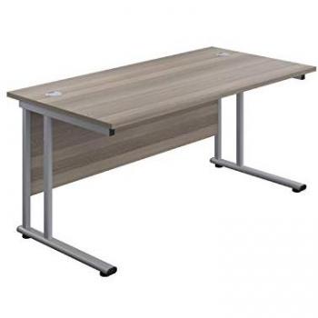 Allegro 1200 x 800 Grey Oak Cantilever Desk