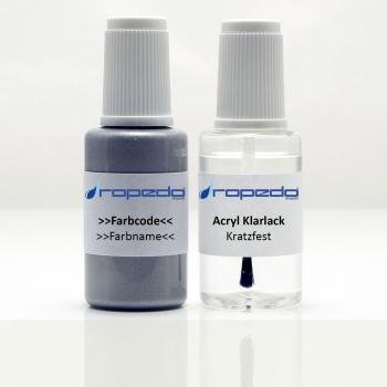 Grigio-Magnesium Farbset mit Klarlacken (20 ml/Set)