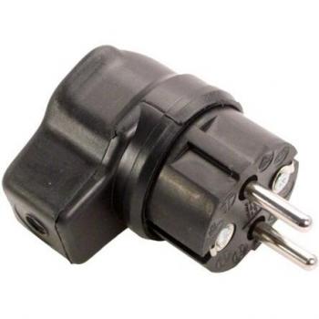 Prise coudée de protection tout caoutchouc 230 V