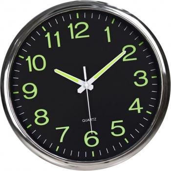 Reloj de Pared No Tic-Tac 12” Luz Nocturna