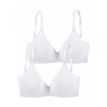 Bralette-BH PETITE FLEUR Gr. 70, Cup D, weiß (2xweiß)