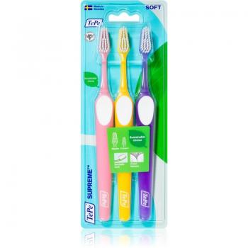 TePe Supreme Spazzolini da Denti Morbidi - Confezione da 3 Pz