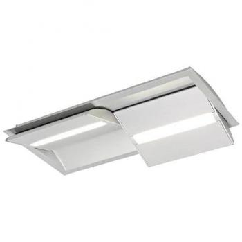 CRISTALRECORD Aro empotrable led Wanda con doble basculante (20W) – Blanco