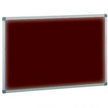 Tablero corcho tapizado con marco de aluminio 90x120 cm