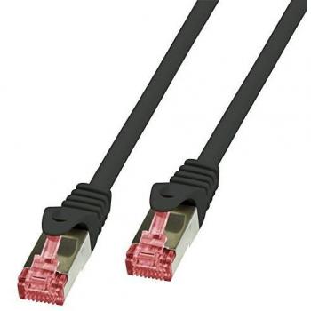 BIGtec LAN Kabel 10m Netzwerkkabel Ethernet Internet Patchkabel CAT.6 schwarz Gigabit SFTP doppelt geschirmt