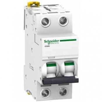 INTERRUPTOR AUTOMÁTICO MAGNETOTÉRMICO iC60N 2P 1A CURVA-D 0017178155 SCHNEIDER ELECTRIC