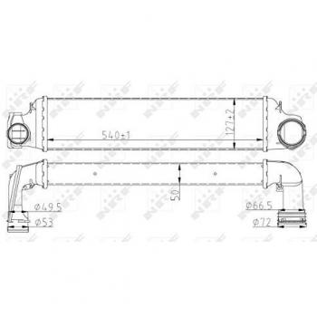 NRF Ladeluftkühler BMW 3er E46