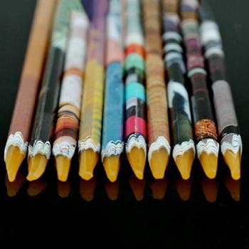 Kristall-Stift-Pflückset mit klebrigem Wachsbleistift