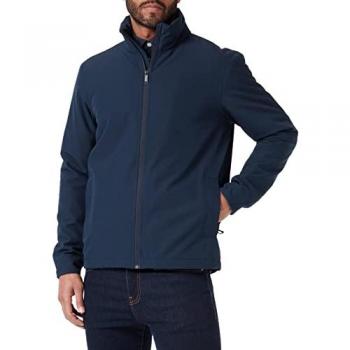 Chaqueta Impermeable Corta Azul Marino para Hombre Selected Homme