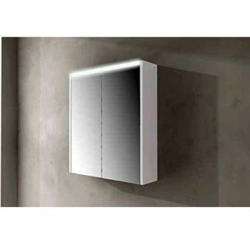Specchio LED 2 ante Made in Italy 84217 Bianco Opaco