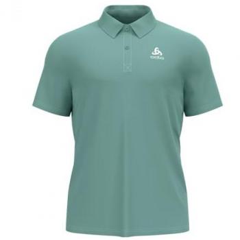 Polo Odlo Cardada Verde Uomo Maniche Corte XL
