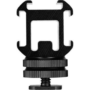 Soporte Universal Triplo Zapata para Micrófono y DJI Osmo 2
