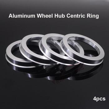 4PCS Aluminum Hub Bore Spigot Rings OD 75.1 ID 54.1/56.1/60.1/65.1/66.45
