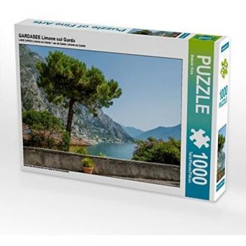 CALVENDO Puzzle GARDASEE Limone sul Garda 1000 Teile Lege-Größe 64 x 48 cm