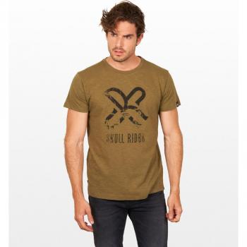 Camiseta Skull Rider de hombre en algodón orgánico con diseño frontal