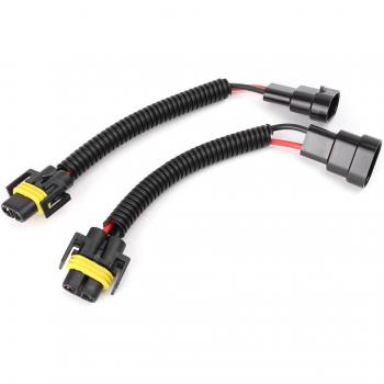 Connecteur de câblage 9006 à H11, 2 adaptateurs pour phares