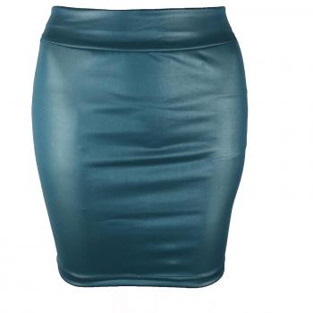 Falda Slim Fit Mujer Azul