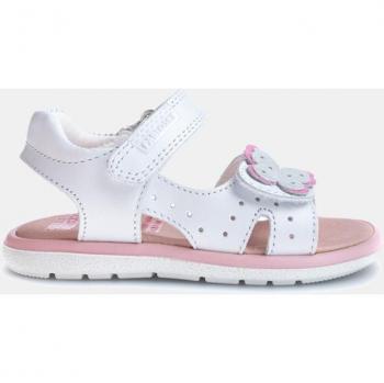 Sandalias niña Pablosky modelo Olimpo blanco con mariposa con cierre de velcro