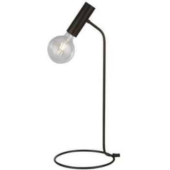 SEARCHLIGHT Lampada Da Scrivania Industrial-Nordico Dulwich Acciaio Nero 1 Luce E27