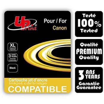 Canon PGI-1500XL Noir (9182B001), cartouche d'encre de marque Uprint C-1500XLB pour Canon PGI-1500XL. Capacité de 1200 pages