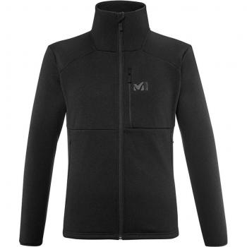 Felpa Millet Tribeni Nera con Dettagli Grigi - S
