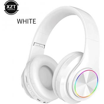 Auriculares Inalámbricos Plegables LED Bluetooth 5.0