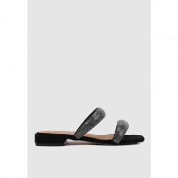 SESTRI Sandalia Plana Limma para Mujer - Negro