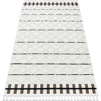 Moroccan Shaggy Fringe Berber Rug – Sevilla Y611A