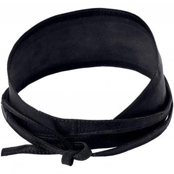 Cintura donna in pelle nera - 75 pezzi