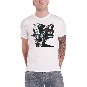 Slipknot Iowa Goat Shadow White T-Shirt - M - 100% Cotton Jersey