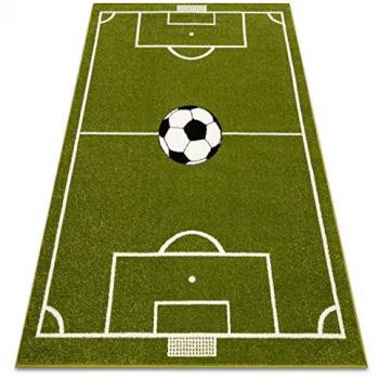 Alfombra mundial campo de futbol, fútbol - verde 200x300 cm