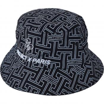 Sombrero de Cubo Monograma Negro Proyecto X París - Talla Única
