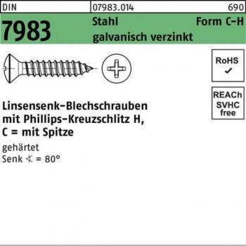 Reyher Linsensenkblechschraube 2000er Pack